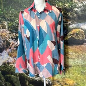 Vibrant Multicolor Men's Casual Shirt